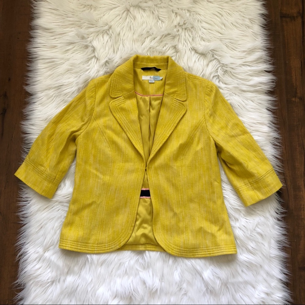 Boden Amber Jacket Mimosa Yellow Size US 10